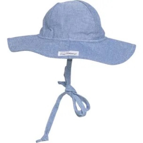 The Original Flap Happy Hat- Chambray - Picture 1 of 3